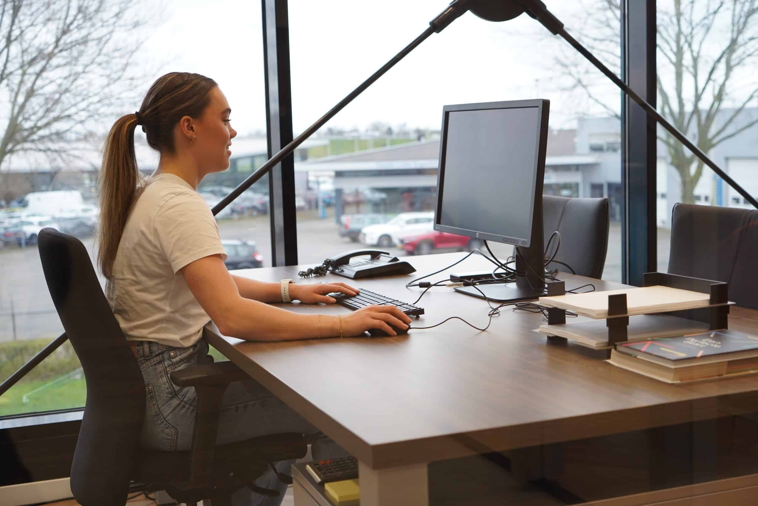 Let op de ergonomie achter uw pc.
