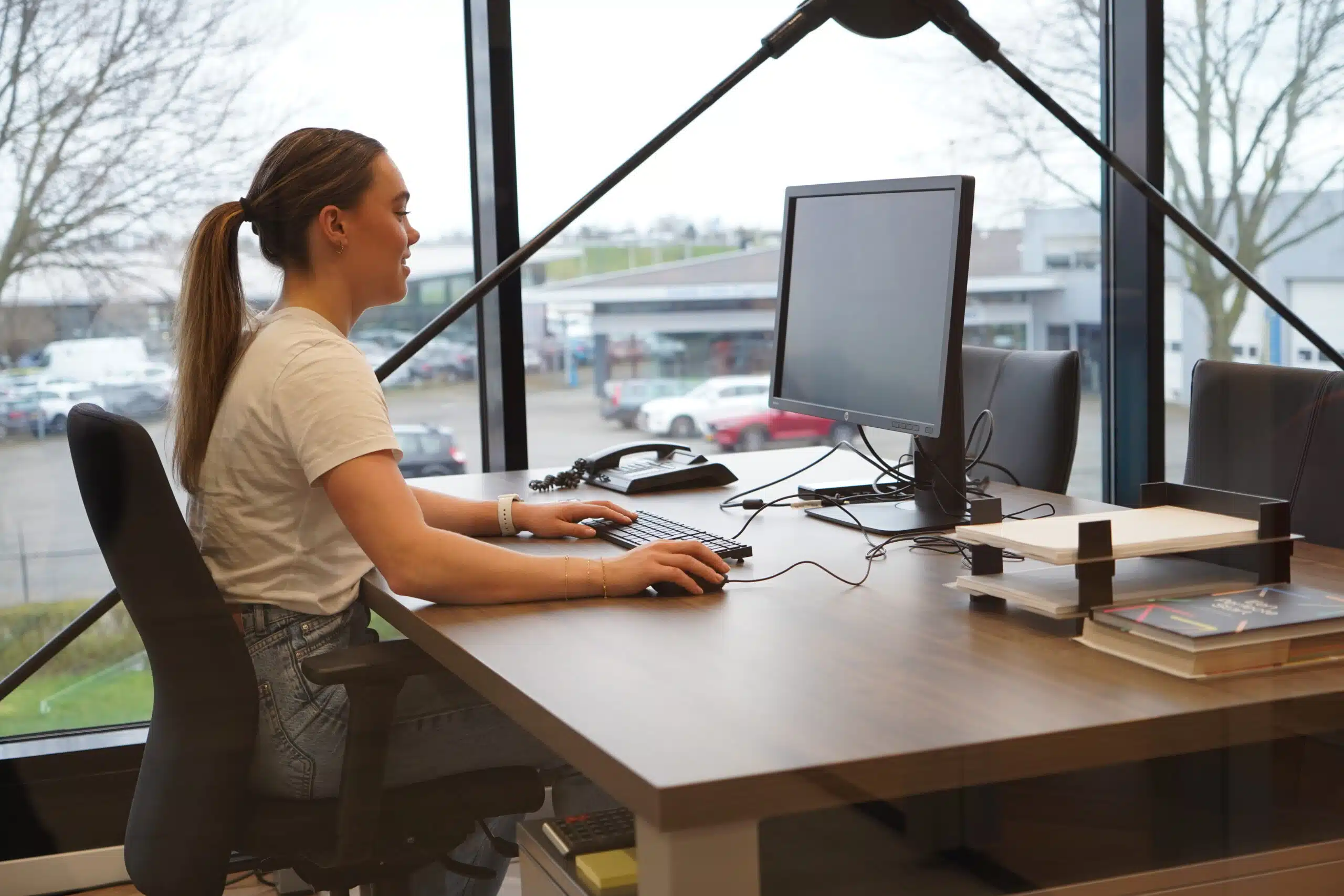 Let op de ergonomie achter uw pc.