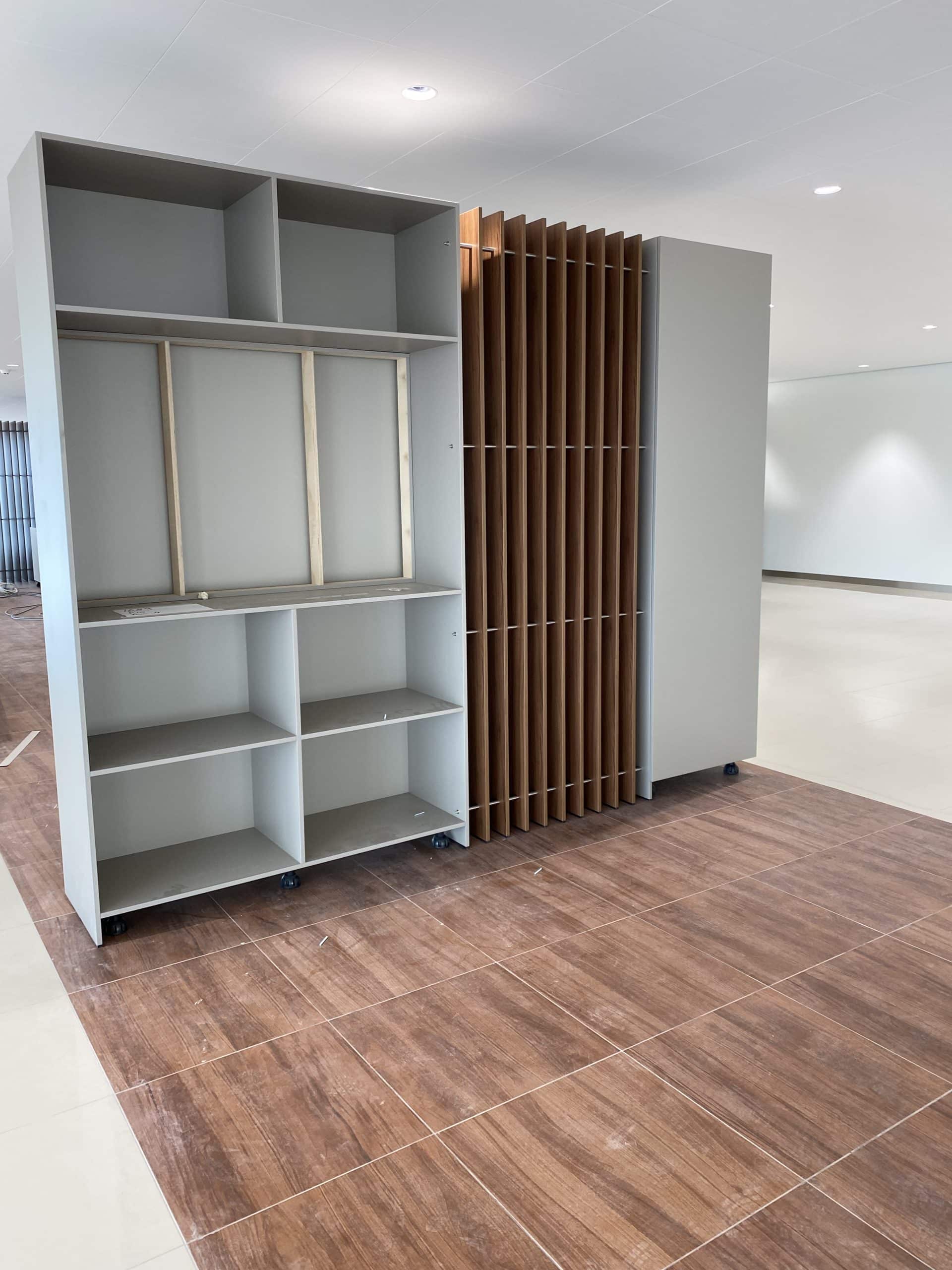 Project auto garage Alkmaar kastenwand