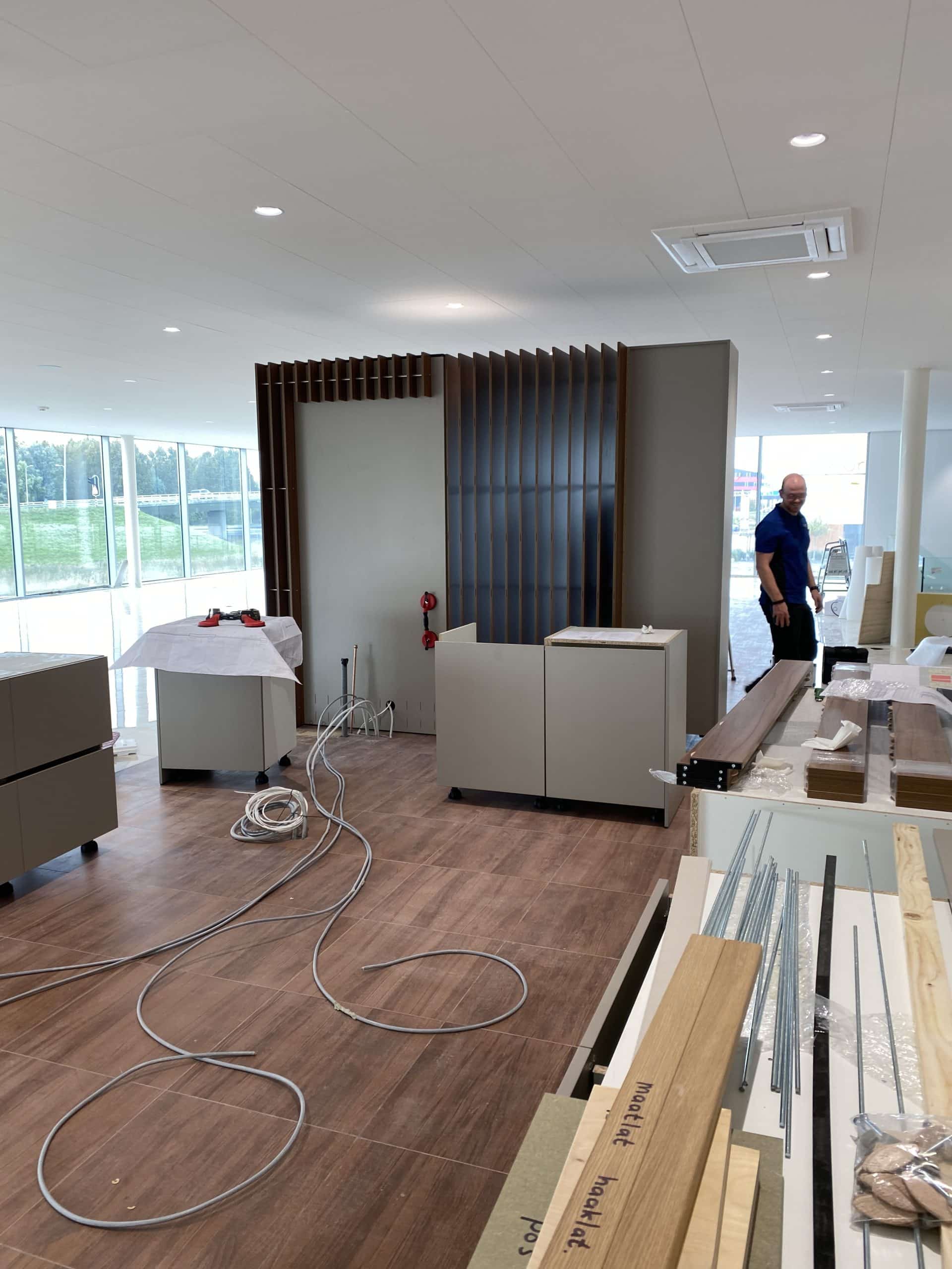 Project auto garage Alkmaar opbouw