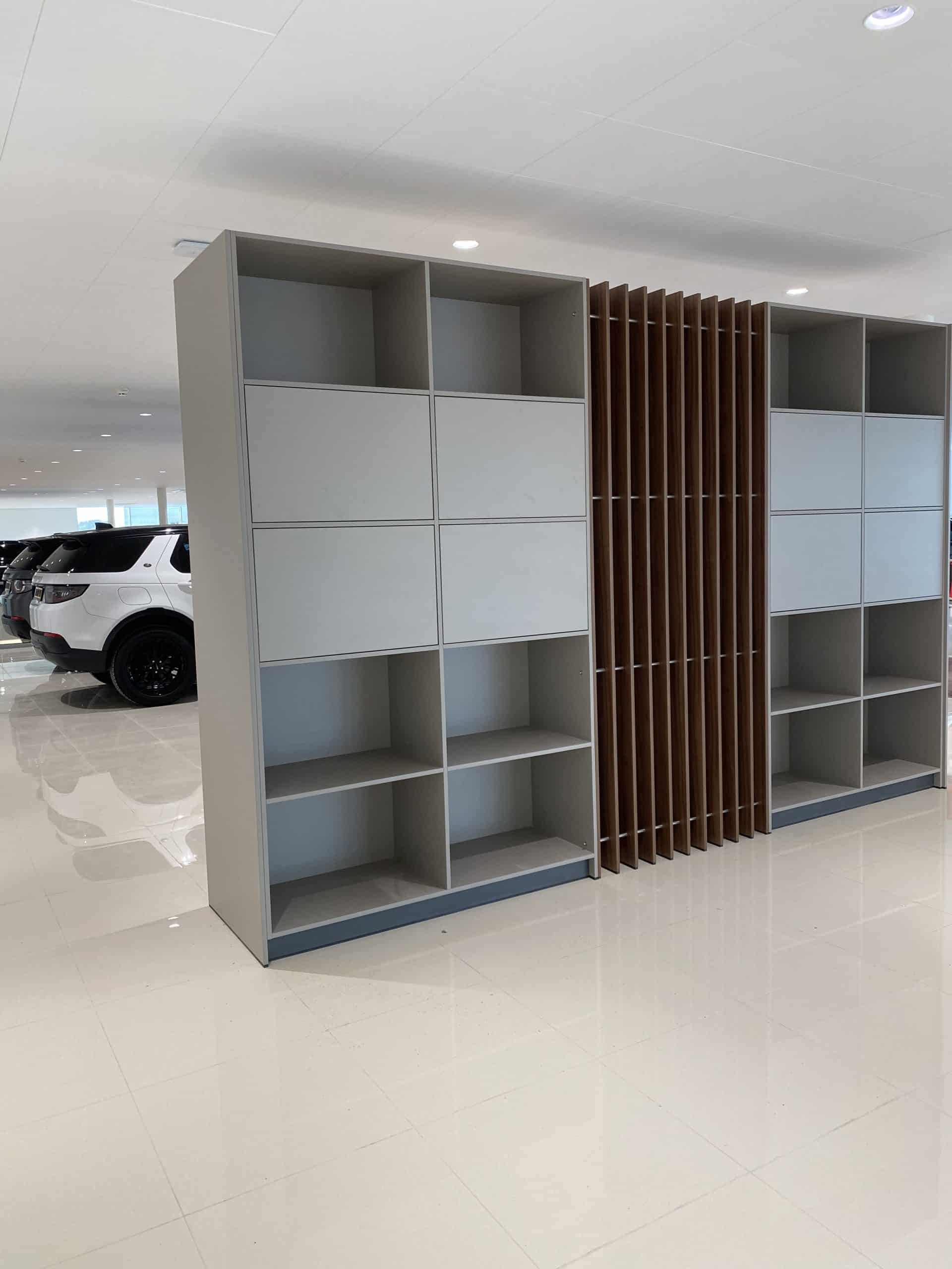 Project auto garage Alkmaar gesloten kastenwand rechts