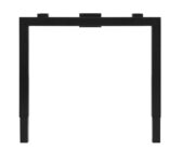 Bureau Frame 4-poot Zwart