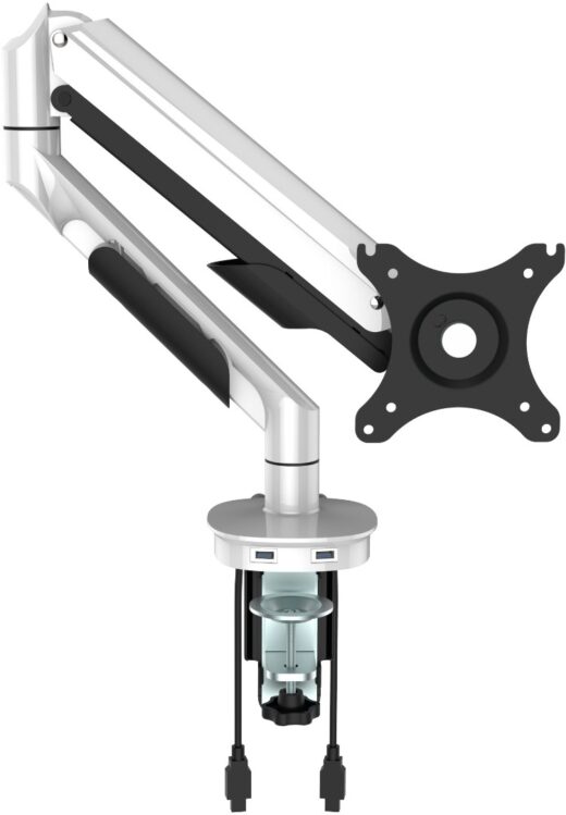 Monitor arm enkel wit