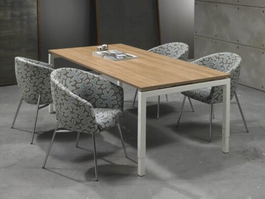 Bureau 4-poot 120 x 80 Wit Havanna