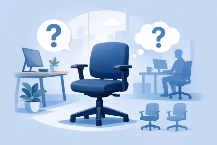 Bureaustoel zonder wieltjes kopen?
