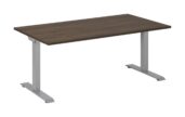 Elektrisch Zit Sta Bureau Grijs/Logan Eiken 140 x 80 cm