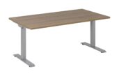 Elektrisch Zit Sta Bureau Grijs/Robson Eiken 140 x 80 cm