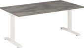 Elektrisch Zit Sta Bureau Wit/Betonlook 120 x 80 cm