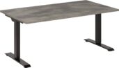 Elektrisch Zit Sta Bureau Zwart/Betonlook 120 x 80 cm