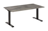 Elektrisch Zit Sta Bureau Zwart/Betonlook 140 x 80 cm