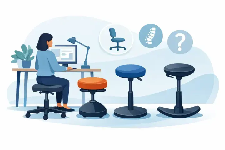 Ergonomische kruk voor werkplek kiezen