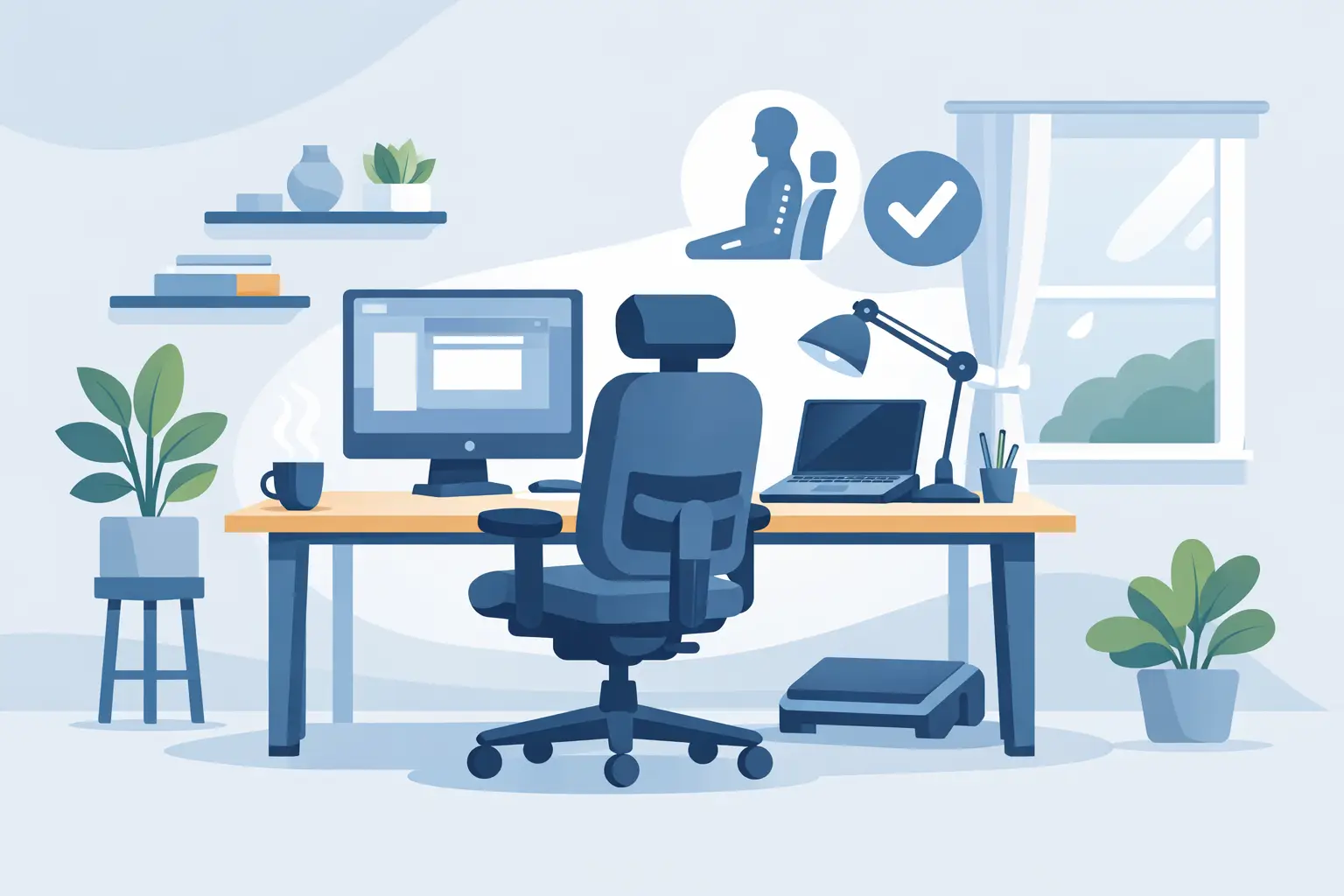 Ergonomische thuiswerkplek goed inrichten
