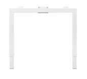 Tafel 4-poot wit 80x80 cm