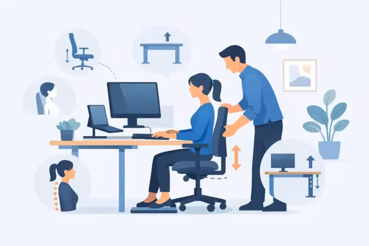 Werkplek ergonomisch inrichten in 7 stappen