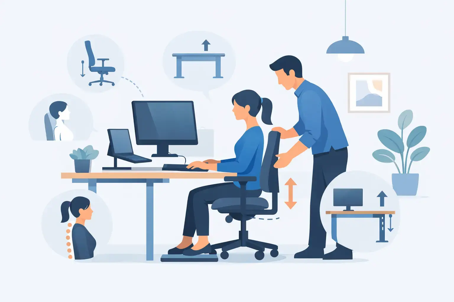 Werkplek ergonomisch inrichten in 7 stappen